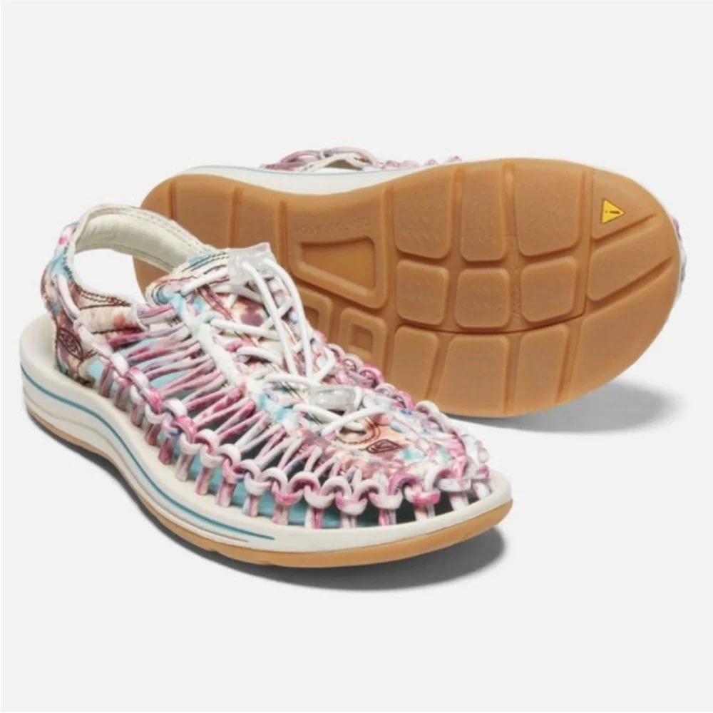 Keen Women’s Uneek Canvas Sandal - Andorra Tie Dye
